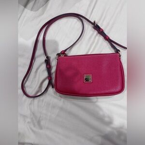 Dooney & Bourke Leather Crossbody Bag with Adjustable Strap
